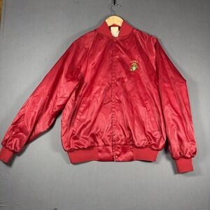 Vintage Auburn Sportswear USMC Marines Jacket Mens Size Large